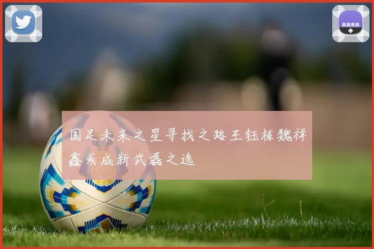 国足未来之星寻找之路王钰栋魏祥鑫或成新武磊之选